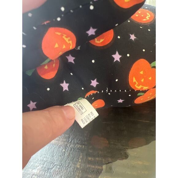 1995 Halloween Jack-o’-lantern Print Plush Weighted Cat NWT - Picture 4 of 5